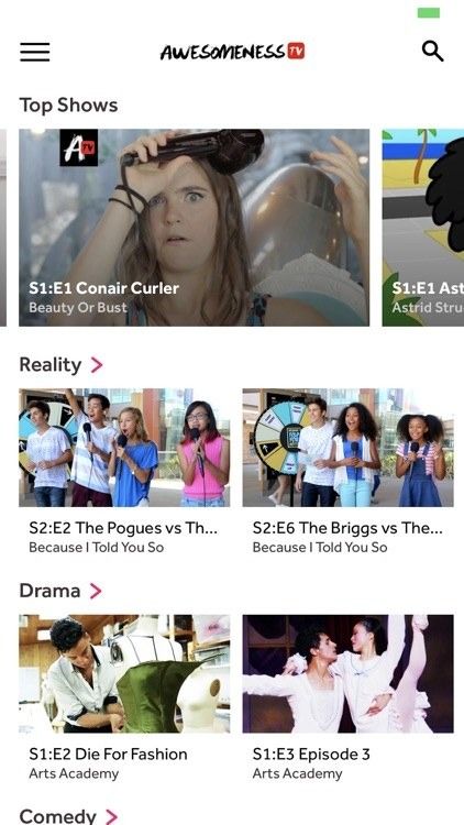 MX Studio-built iOS app screenshot showing a video feed.